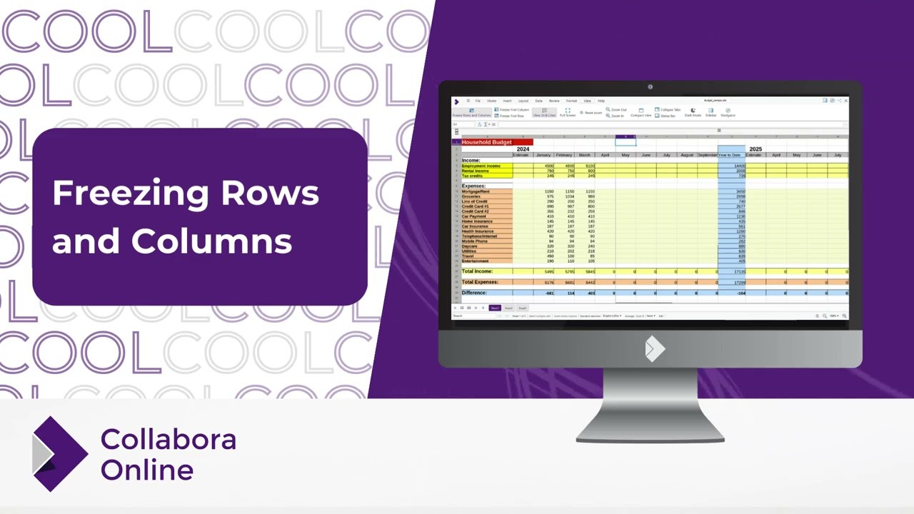 How to Freeze Rows and Columns in Spreadsheets #FeatureFriday