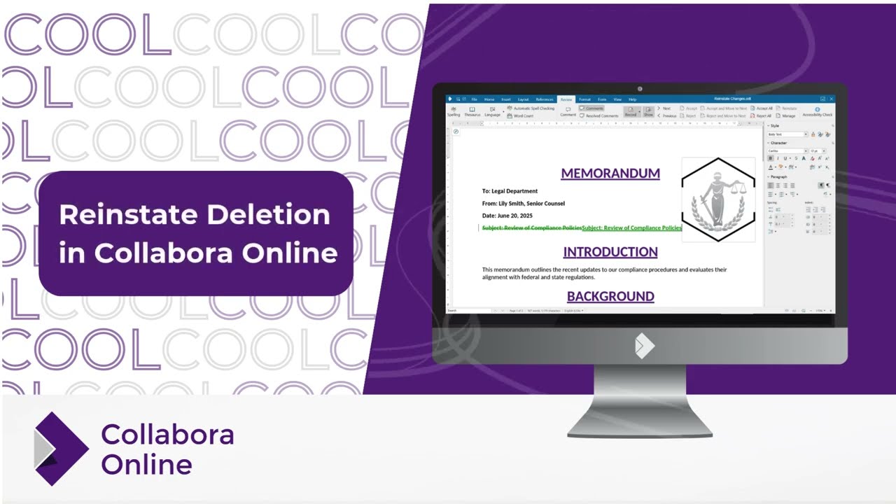 Reinstate Deletion in Collabora Online