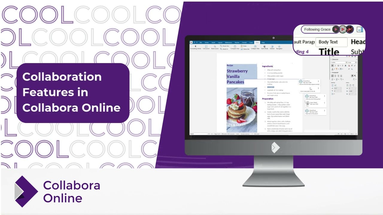 Collaboration Features in Collabora Online #FeatureFriday