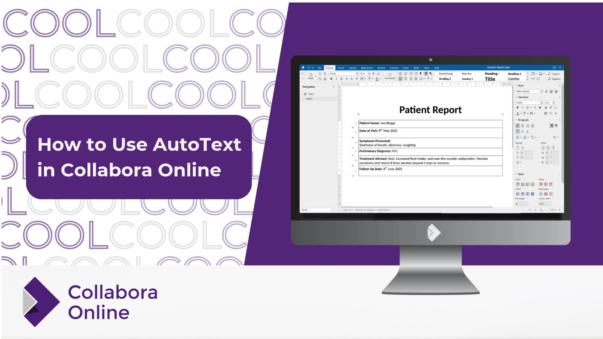 AutoText in Collabora Online #FeatureFriday